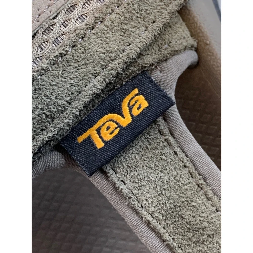 Teva Hudson Men's Sandals Bungee Cord Brown Suede Sport Hiking 9 Trail Shoes